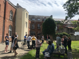 Cohousing De Kluis in Lier binnentuin